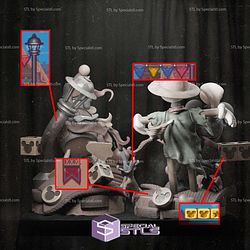 Magical Quest Mickey and Donald Diorama STL Files