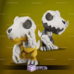 Agumon Digimon Chibi STL Files