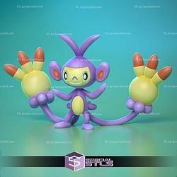 Ambipom Pokemon Complete STL Files