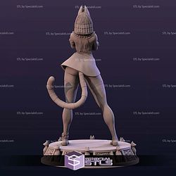 Ankhsu Ankha The Egyptian Girl STL Files