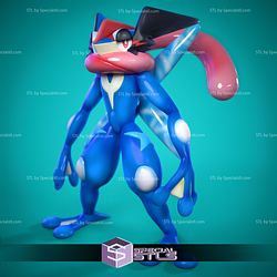Ash Greninja Pokemon Complete STL Files