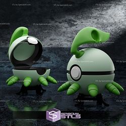 Basic Pokemon Collection Bayleef Pokeball