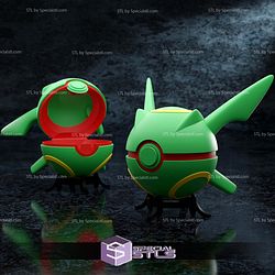Basic Pokemon Collection Rayquaza Pokeball