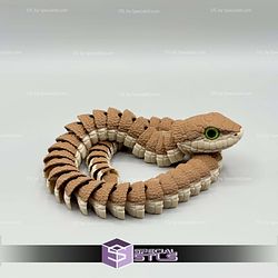 Basic STL Collection Articulated Boomslang Snake