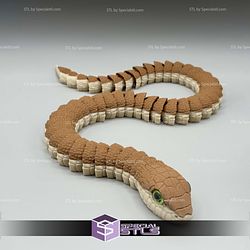 Basic STL Collection Articulated Boomslang Snake