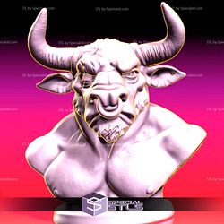 Basic STL Collection Minotaur Bust