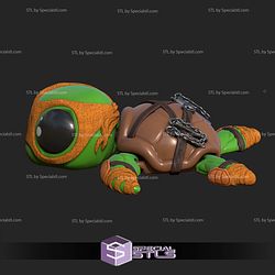 Basic STL Collection Super Turtle Michaelangelo
