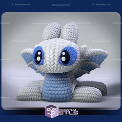 Basic STL Files Flexi Crochet LightFury