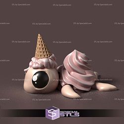 Basic STL Files Ice Cream Turtle