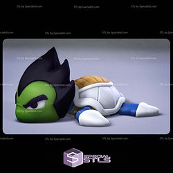 Basic STL Files Super Turtle Vegeta