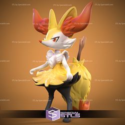 Braixen Pokemon Complete STL Files
