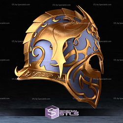 Cosplay STL Files Akatosh Helmet