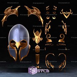 Cosplay STL Files Akatosh Helmet