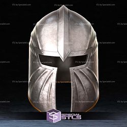 Cosplay STL Files Blackwood Steel Armor Helmet