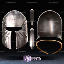 Cosplay STL Files Blackwood Steel Armor Helmet