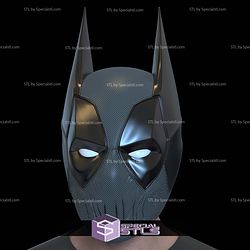 Cosplay STL Files Deadpool 3 Batpool Helmet Movie Version