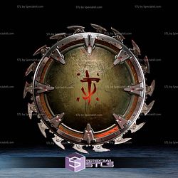 Cosplay STL Files Doom Dark Ages Shield V2