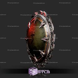 Cosplay STL Files Doom Dark Ages Shield V2