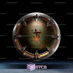 Cosplay STL Files Doom Dark Ages Shield V2