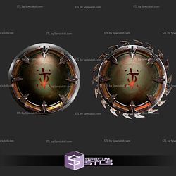 Cosplay STL Files Doom Dark Ages Shield V2