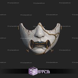 Cosplay STL Files Ghost of Yotei Mask