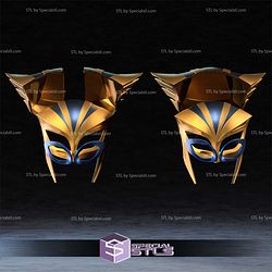 Cosplay STL Files Hawkgirl Mask