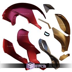 Cosplay STL Files Iron Man Mk 50 helmet