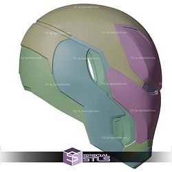 Cosplay STL Files Iron Man Mk 50 helmet