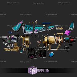Cosplay STL Files Jinx Bazooka