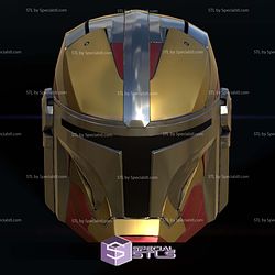 Cosplay STL Files Mando Iron Man Helmet