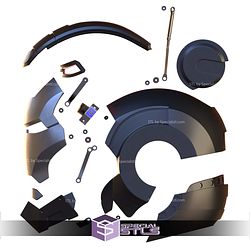 Cosplay STL Files Motorized War Machine MK01