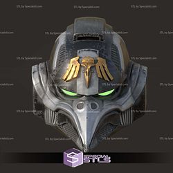 Cosplay STL Files Raven Guard Helmet