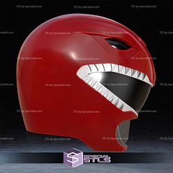Cosplay STL Files Red Ranger Helmet