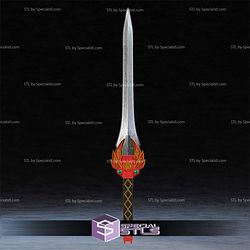 Cosplay STL Files Red Ranger Sword
