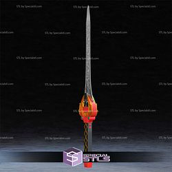 Cosplay STL Files Red Ranger Sword