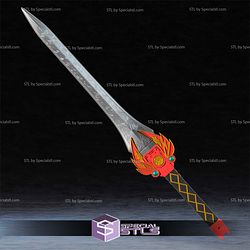 Cosplay STL Files Red Ranger Sword