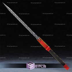 Cosplay STL Files Red Ranger Sword