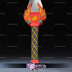 Cosplay STL Files Red Ranger Sword
