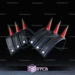 Cosplay STL Files Spider Punk Shoulder Pads