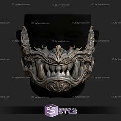 Cosplay STL Files Tiger Mempo Mask