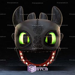 Cosplay STL Files Toothless Mask