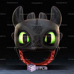 Cosplay STL Files Toothless Mask