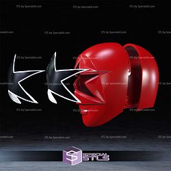 Cosplay STL Files Zeo Ranger Red Helmet