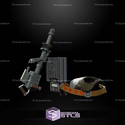Custom 1 12 Figure - Prototype E Web Cannon STL Files