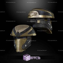Custom 1 12 Figure STL - Captain Silvo Helmet