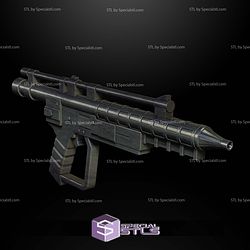 Custom 1 12 Figure STL - E5 Blaster