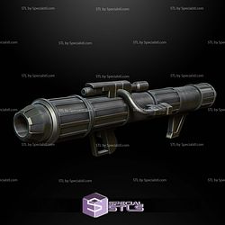 Custom 1 12 Figure STL - HH-15 Portable Launcher