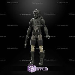 Custom 1 12 Figure STL - Undefined Clone X Blaster Rifle
