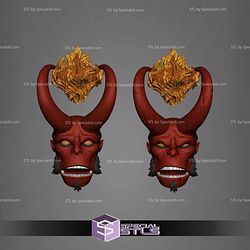 Custom Figure Head STL Collection - Crow Hellboy