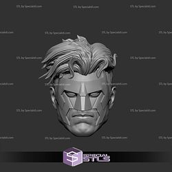 Custom Figure Head STL Collection - Green Lantern Comics